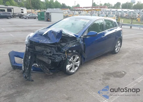 2013 Hyundai Elantra Gt from USA, damaged, VIN KMHD35LE6DU103530